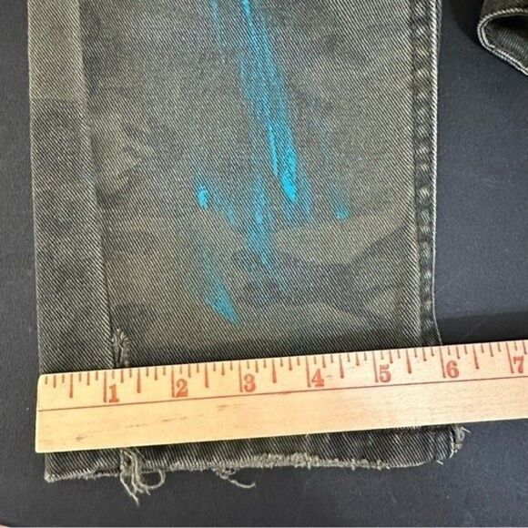 91 COTTON ON THE‎ BOYFRIEND DISTRESSED CAMO PAINT SPLATTER JEANS 8 - Picture 10 of 16